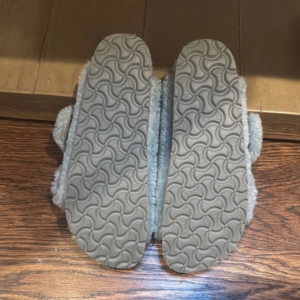 Papillio by Birkenstock Arizona Big Buckle Shearling Teddy Sandals